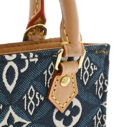 LOUIS VUITTON Louis Vuitton Monogram Jacquard Petite Sac Plat Since1854 Blue M80288 Women's Shoulder Bag