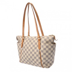 LOUIS VUITTON Damier Azur Totally PM White N51261 Women's Canvas Tote Bag