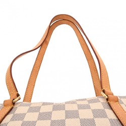 LOUIS VUITTON Damier Azur Totally PM White N51261 Women's Canvas Tote Bag