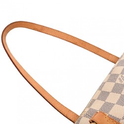 LOUIS VUITTON Damier Azur Totally PM White N51261 Women's Canvas Tote Bag