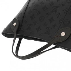 LOUIS VUITTON Louis Vuitton Monogram Hina PM Noir/Brown M54350 Women's Mahina Leather Handbag