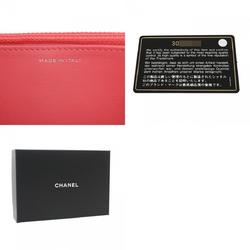 CHANEL Chanel Matelasse Chain Wallet Color Pink Hardware Women's Caviar Skin Shoulder Bag