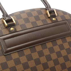 LOUIS VUITTON Louis Vuitton Damier Nolita Brown N41455 Unisex Canvas Handbag