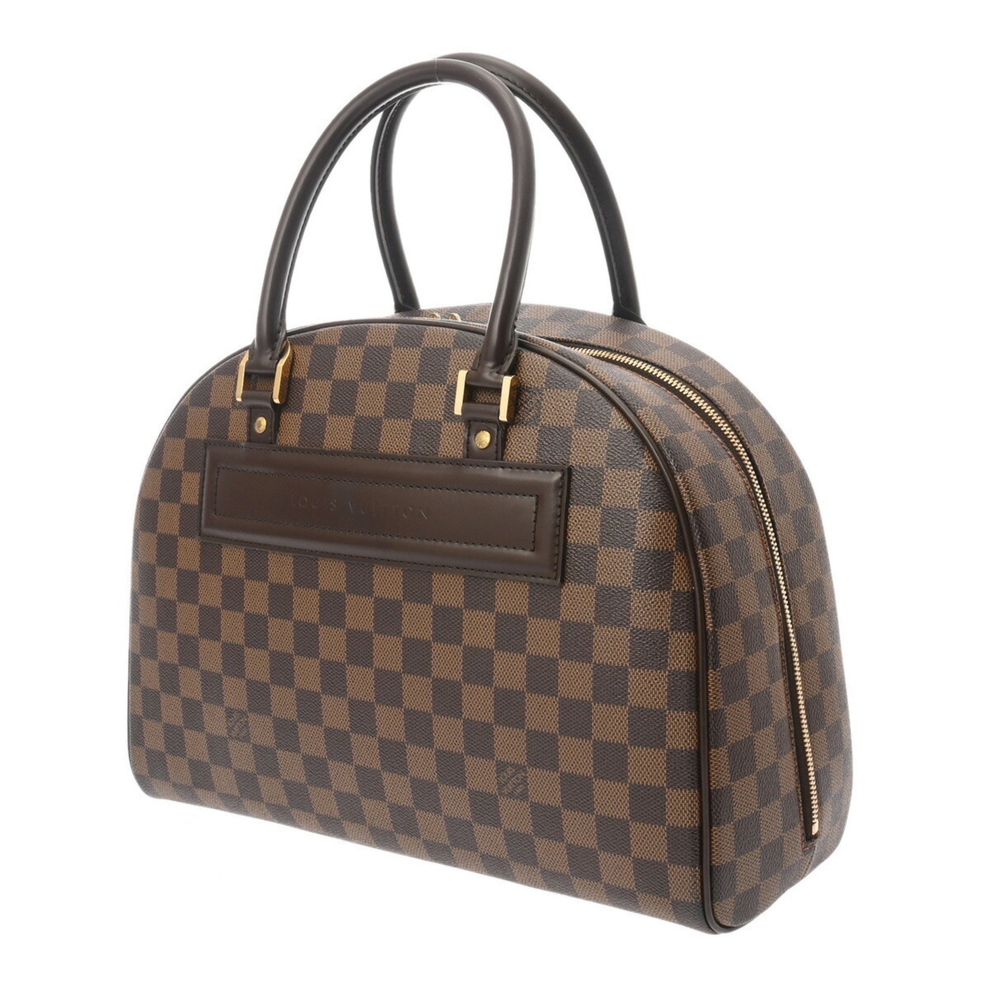 LOUIS VUITTON Louis Vuitton Damier Nolita Brown N41455 Unisex Canvas Handbag