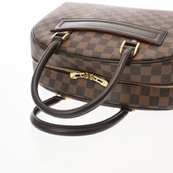 LOUIS VUITTON Louis Vuitton Damier Nolita Brown N41455 Unisex Canvas Handbag