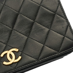 CHANEL Chanel Matelasse Chain Shoulder 19 Black Women's Lambskin Bag