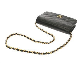 CHANEL Chanel Matelasse Chain Shoulder 19 Black Women's Lambskin Bag