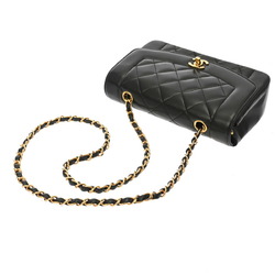 CHANEL Chanel Matelasse Chain Shoulder Diana 23 Black Women's Lambskin Bag