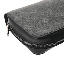 LOUIS VUITTON Louis Vuitton Monogram Eclipse Zippy XL Black/Gray M61698 Men's Canvas Long Wallet