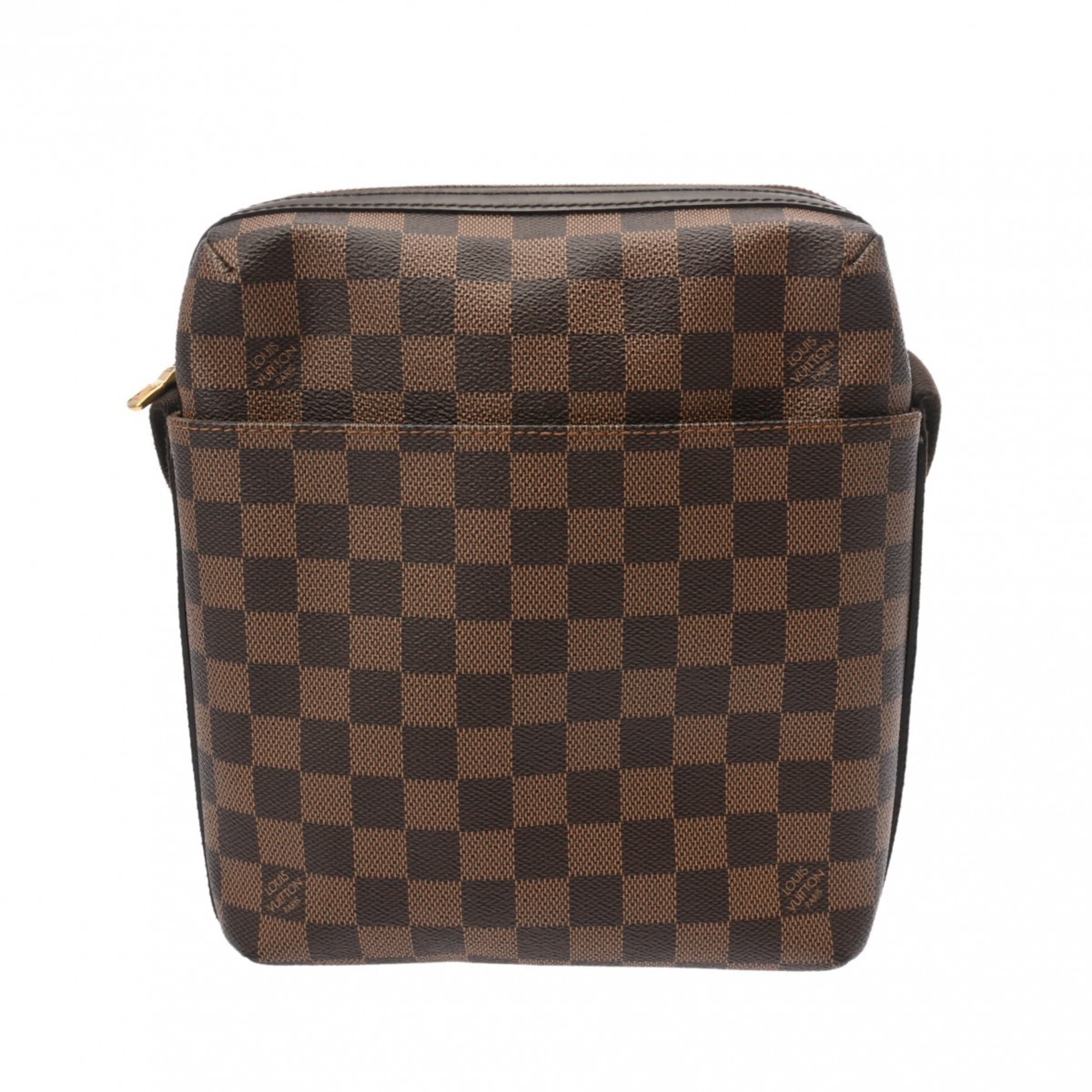 LOUIS VUITTON Damier Trotter Boule Brown N41135 Unisex Canvas Shoulder Bag