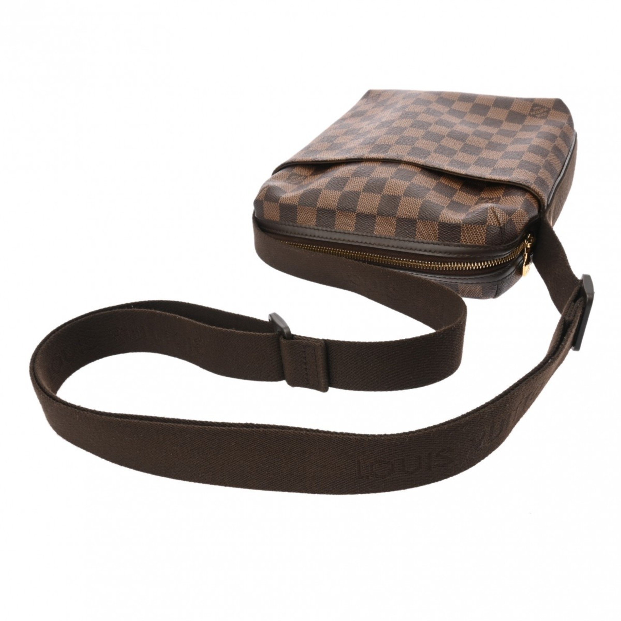 LOUIS VUITTON Damier Trotter Boule Brown N41135 Unisex Canvas Shoulder Bag