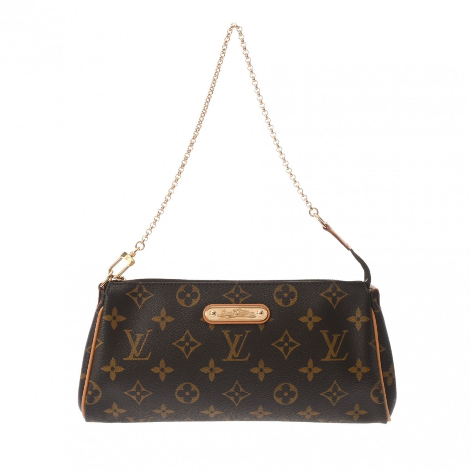 LOUIS VUITTON Louis Vuitton Monogram Eva Brown M95567 Women's Canvas Shoulder Bag