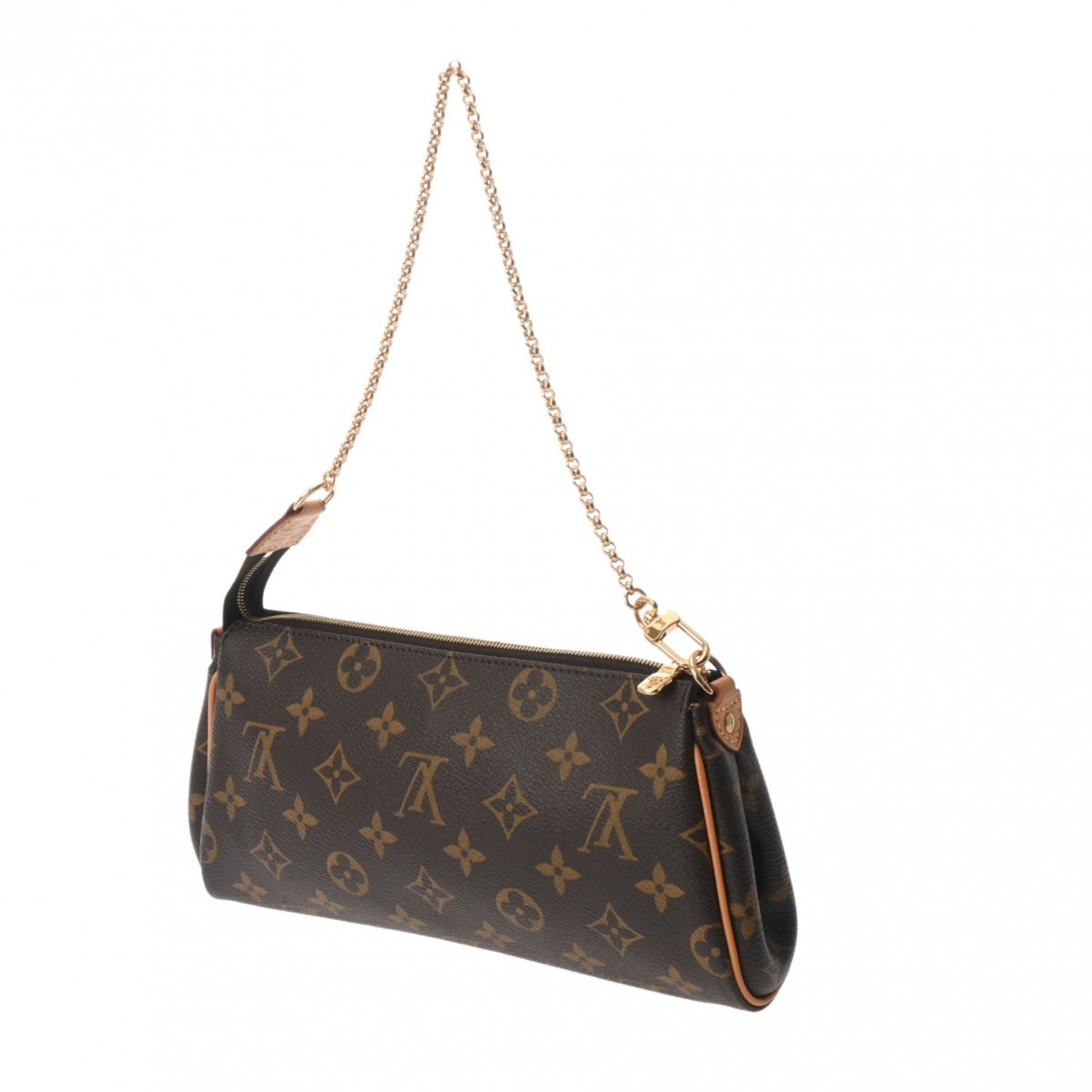 LOUIS VUITTON Louis Vuitton Monogram Eva Brown M95567 Women's Canvas Shoulder Bag