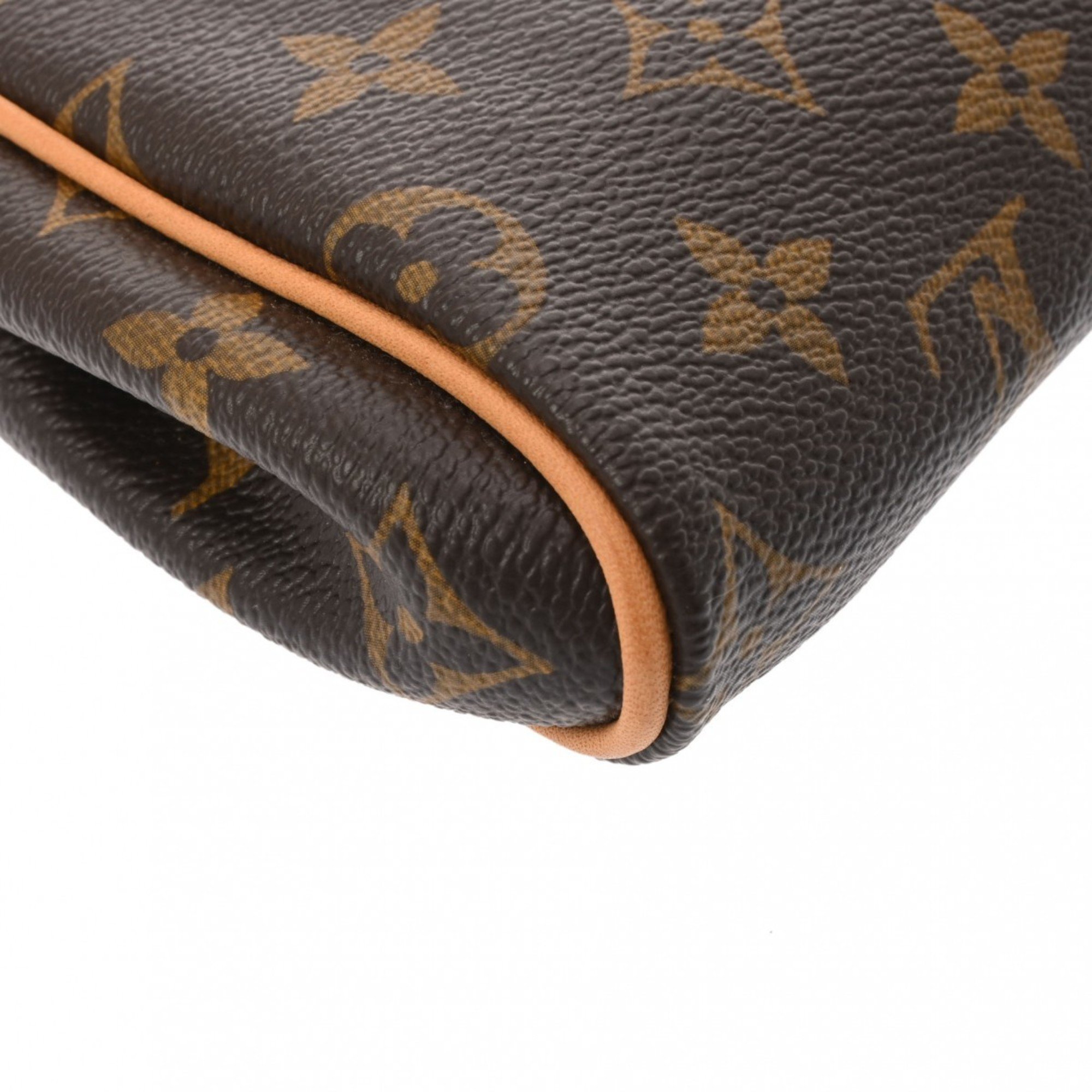 LOUIS VUITTON Louis Vuitton Monogram Eva Brown M95567 Women's Canvas Shoulder Bag