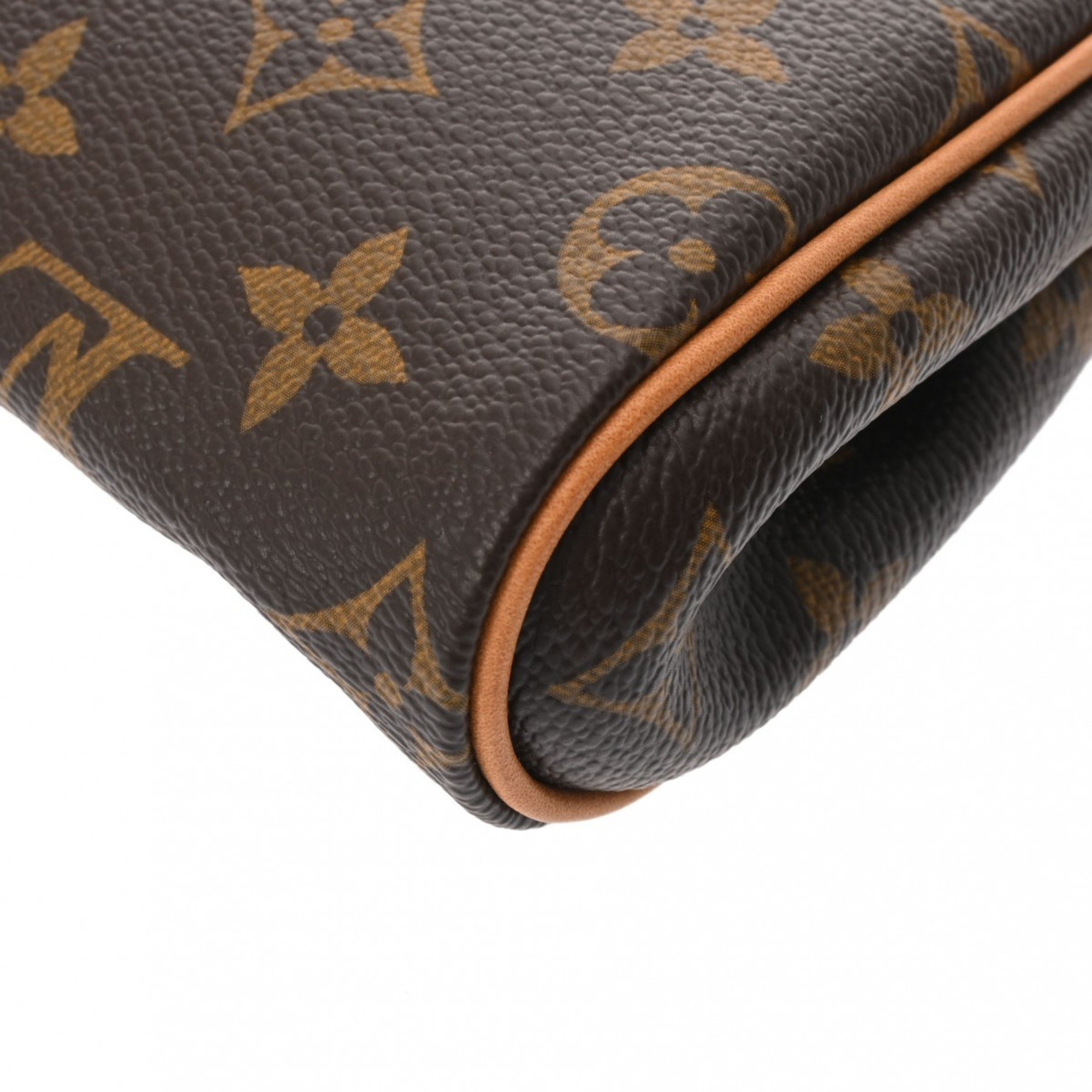 LOUIS VUITTON Louis Vuitton Monogram Eva Brown M95567 Women's Canvas Shoulder Bag