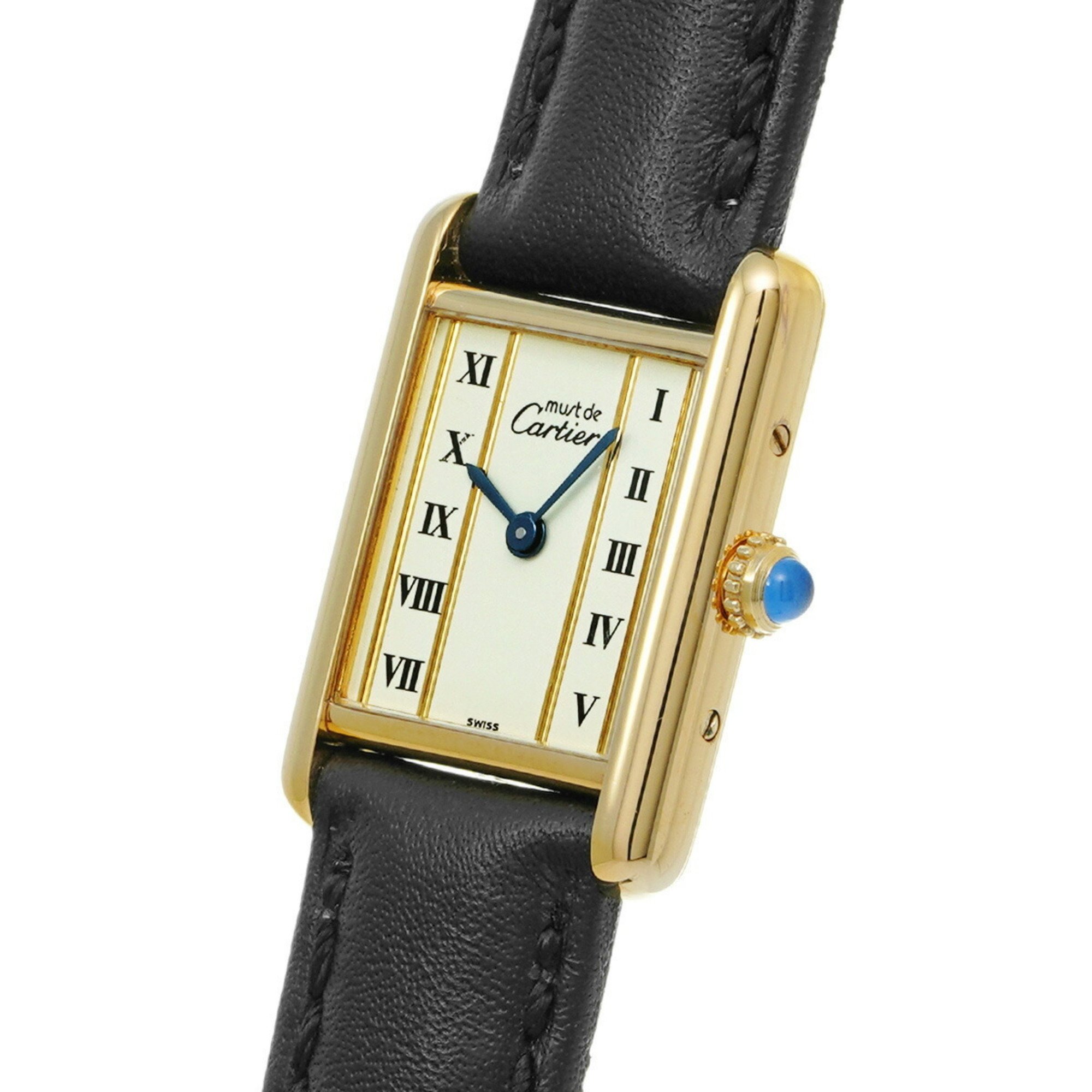 CARTIER Must Tank SM W1003053 Ladies' Watch Quartz