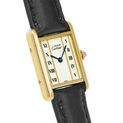 CARTIER Must Tank SM W1003053 Ladies' Watch Quartz