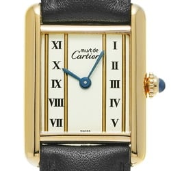 CARTIER Must Tank SM W1003053 Ladies' Watch Quartz