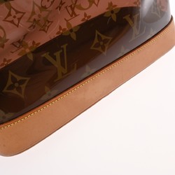 LOUIS VUITTON Louis Vuitton Monogram Vinyl Cover Ambre PM Brown M92502 Women's Vinyl/Leather Handbag