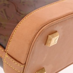 LOUIS VUITTON Louis Vuitton Monogram Vinyl Cover Ambre PM Brown M92502 Women's Vinyl/Leather Handbag