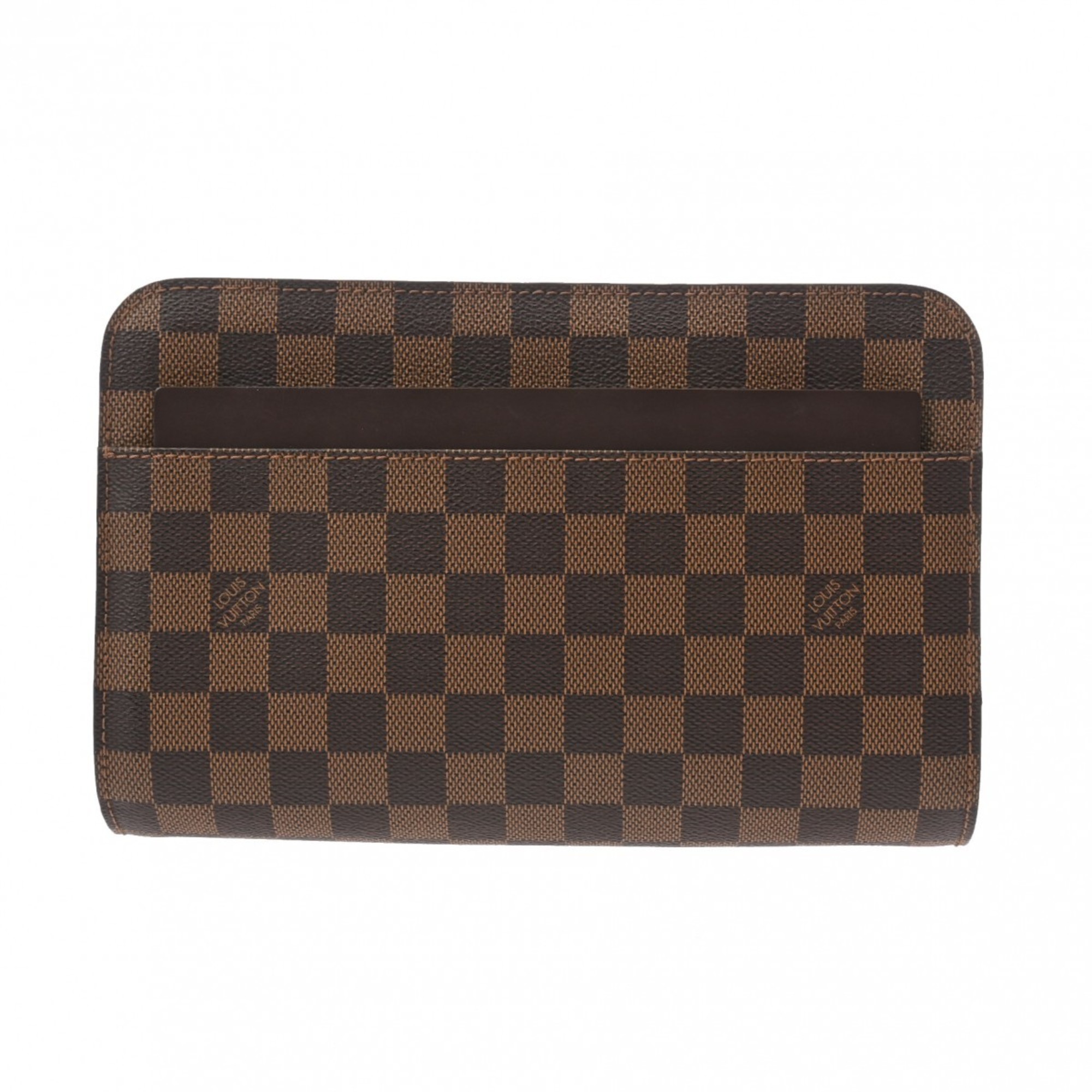 LOUIS VUITTON Damier Saint Louis Brown N51993 Men's Canvas Second Bag