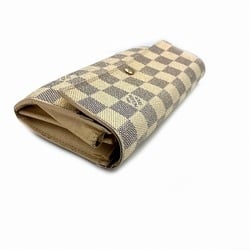 Louis Vuitton Damier Azur Portefeuille Sarah N61735 Long Wallet for Men and Women