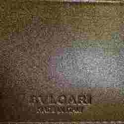 BVLGARI 34795 Canvas x Leather Bi-fold Wallet for Men