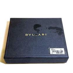 BVLGARI 34795 Canvas x Leather Bi-fold Wallet for Men