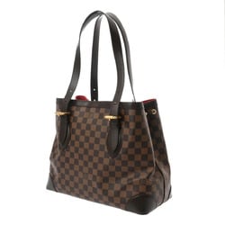 LOUIS VUITTON Damier Hampstead MM Brown N51204 Women's Canvas Handbag