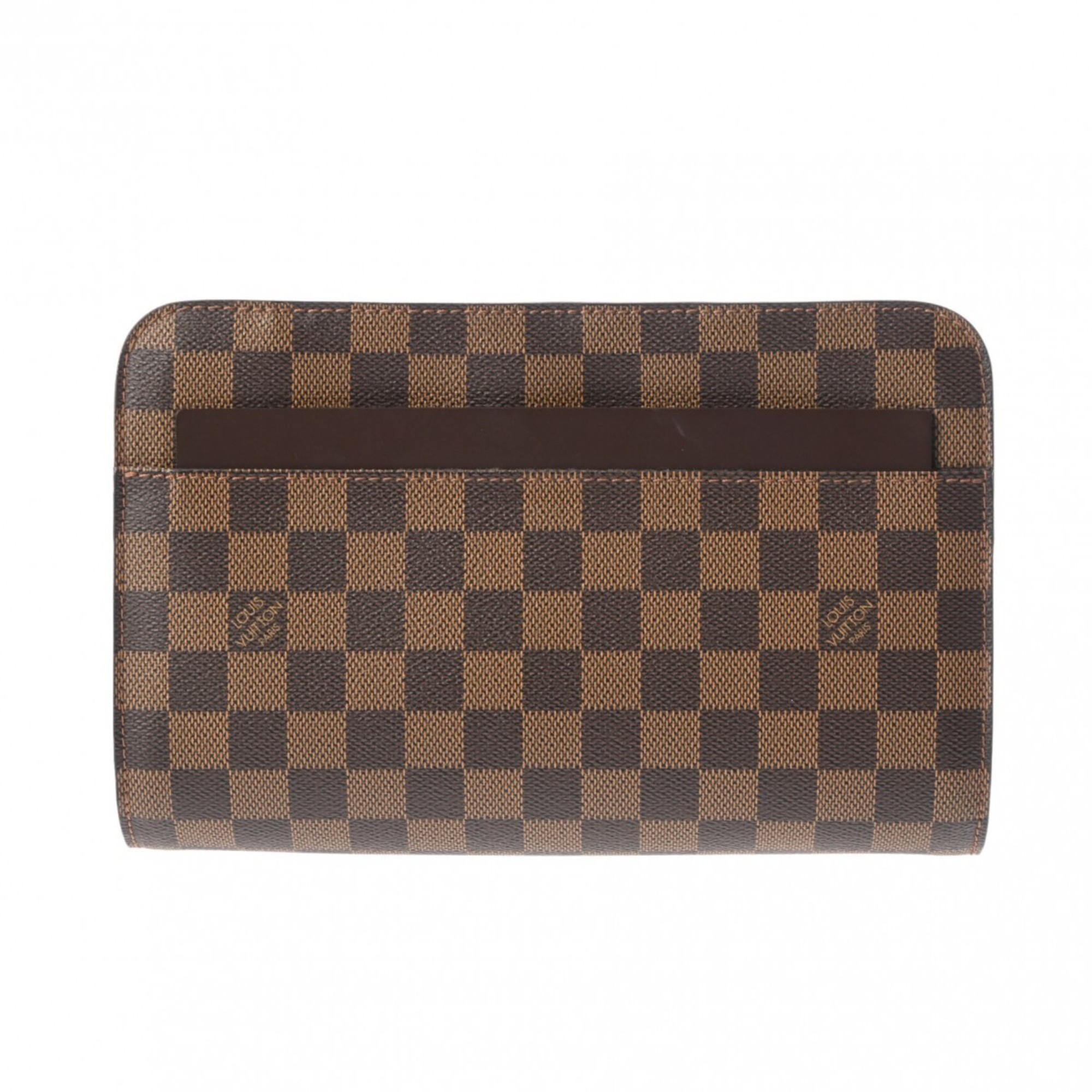 LOUIS VUITTON Damier Saint Louis Brown N51993 Women's Canvas Second Bag