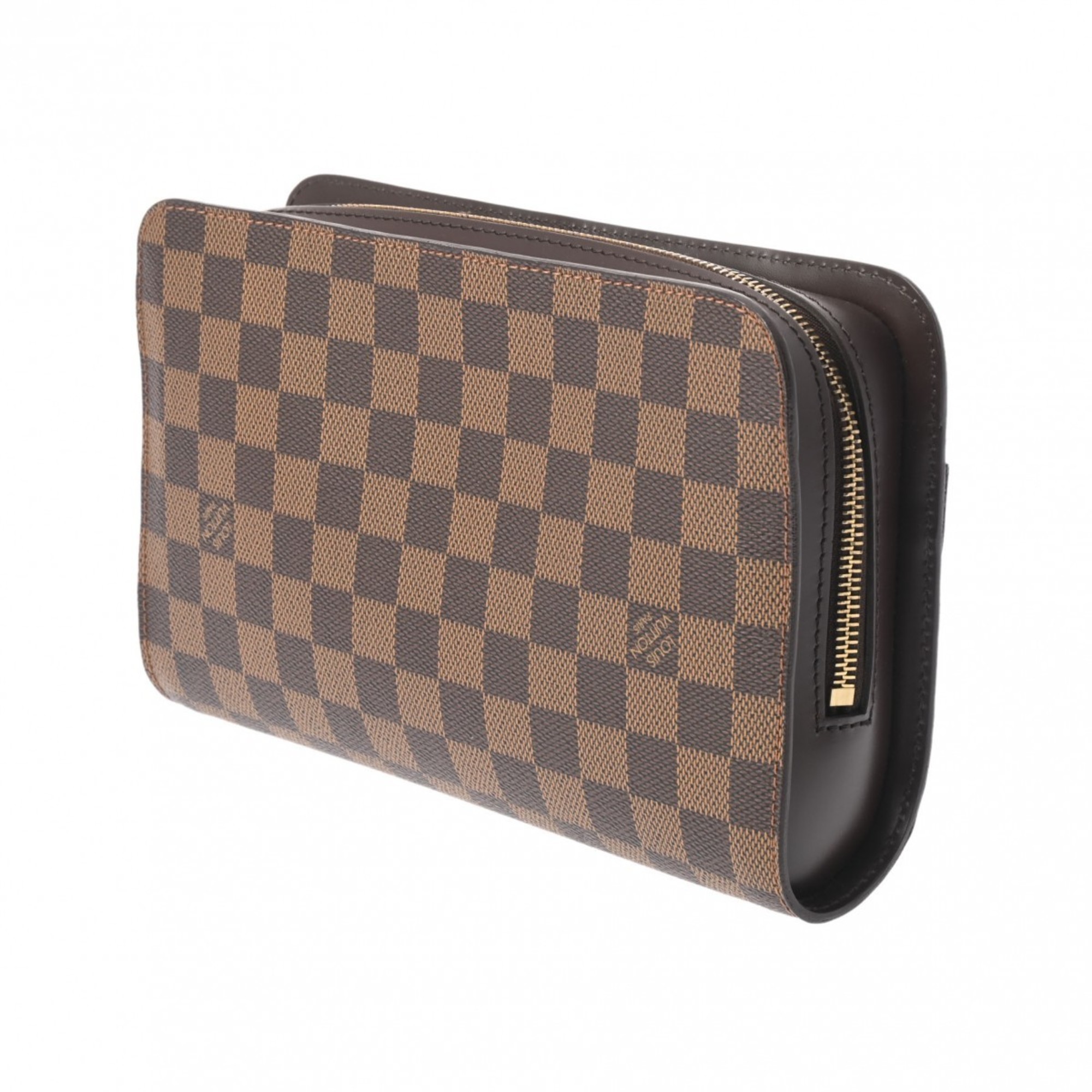 LOUIS VUITTON Damier Saint Louis Brown N51993 Women's Canvas Second Bag