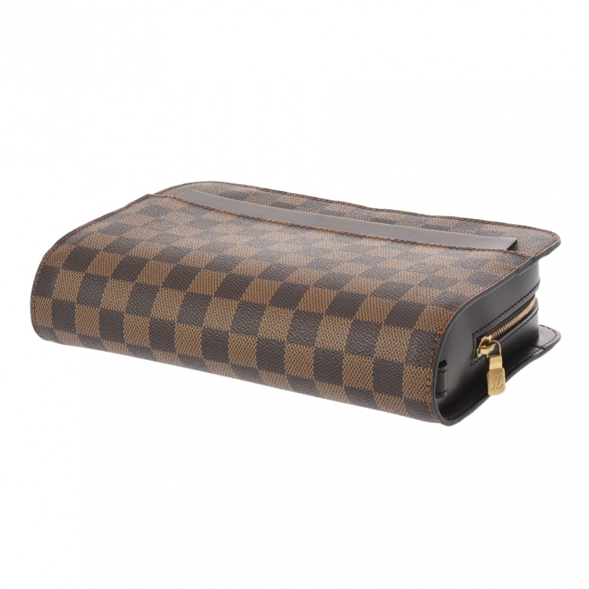 LOUIS VUITTON Damier Saint Louis Brown N51993 Women's Canvas Second Bag