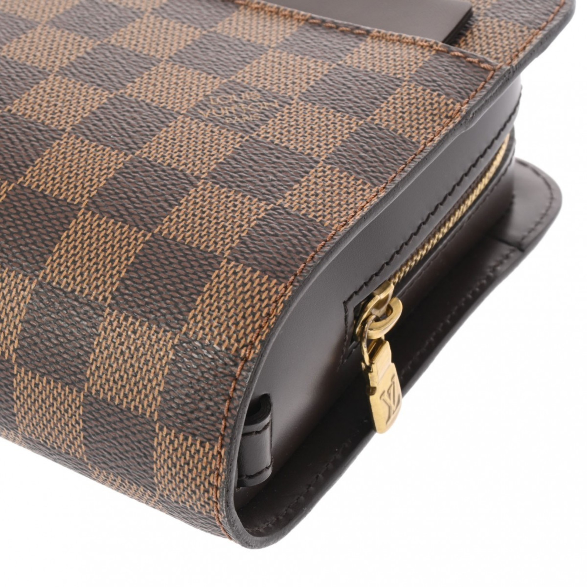 LOUIS VUITTON Damier Saint Louis Brown N51993 Women's Canvas Second Bag