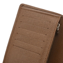 LOUIS VUITTON Taiga Plaza Grizzly M32578 Men's Leather Bi-fold Wallet