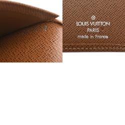 LOUIS VUITTON Taiga Plaza Grizzly M32578 Men's Leather Bi-fold Wallet