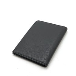 Christian Dior Passport Case, Cover, Card Grained Calfskin Leather, Black