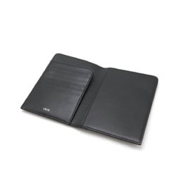 Christian Dior Passport Case, Cover, Card Grained Calfskin Leather, Black