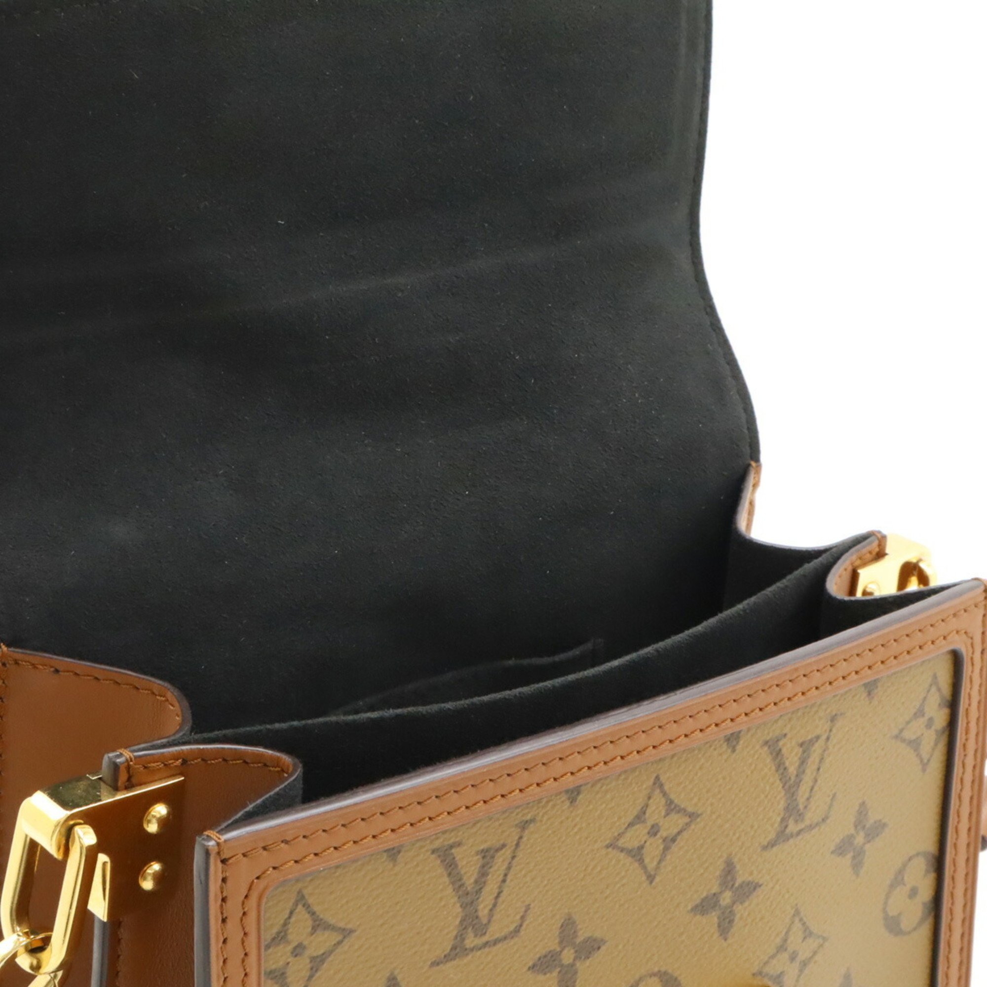 LOUIS VUITTON Louis Vuitton Monogram Reverse Dauphine MINI Shoulder Bag Pochette Clutch M45959