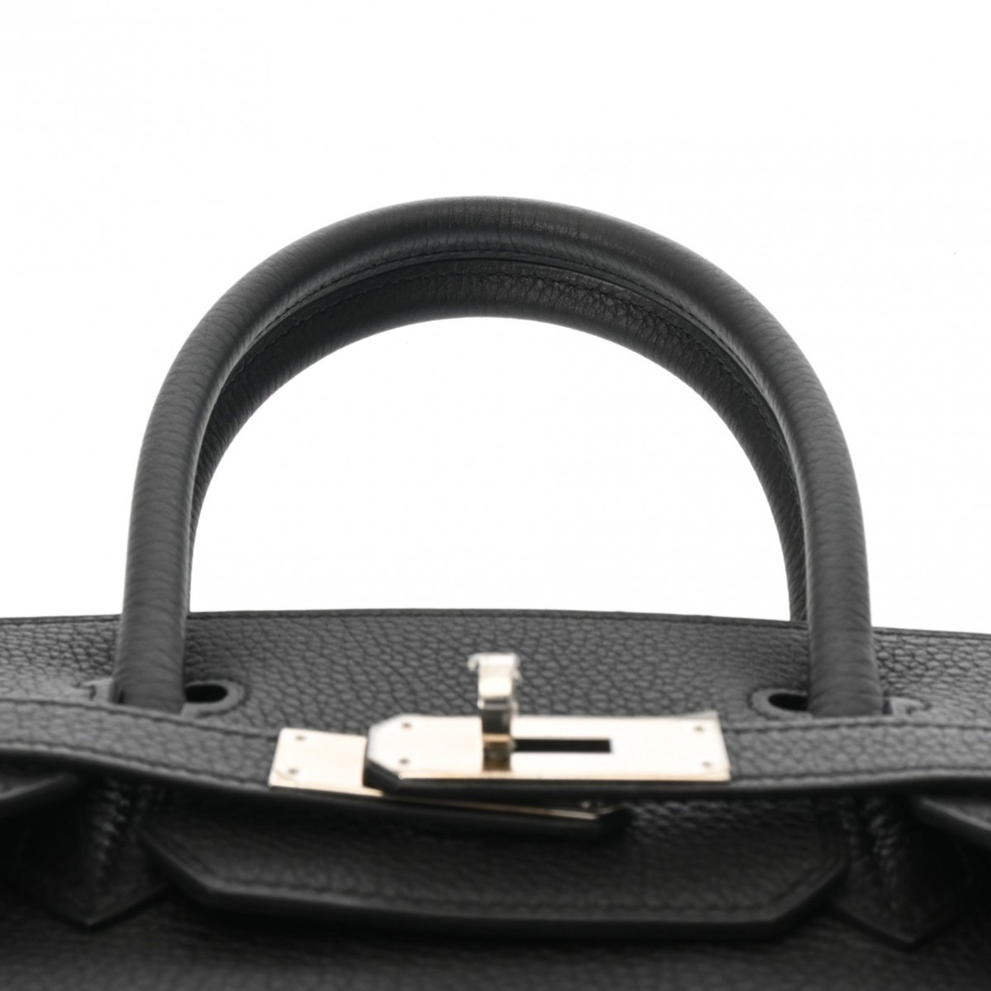 HERMES Hermes Birkin 30 Personal Order Black/Etoupe A Stamp (around 2017) Women's Togo Handbag