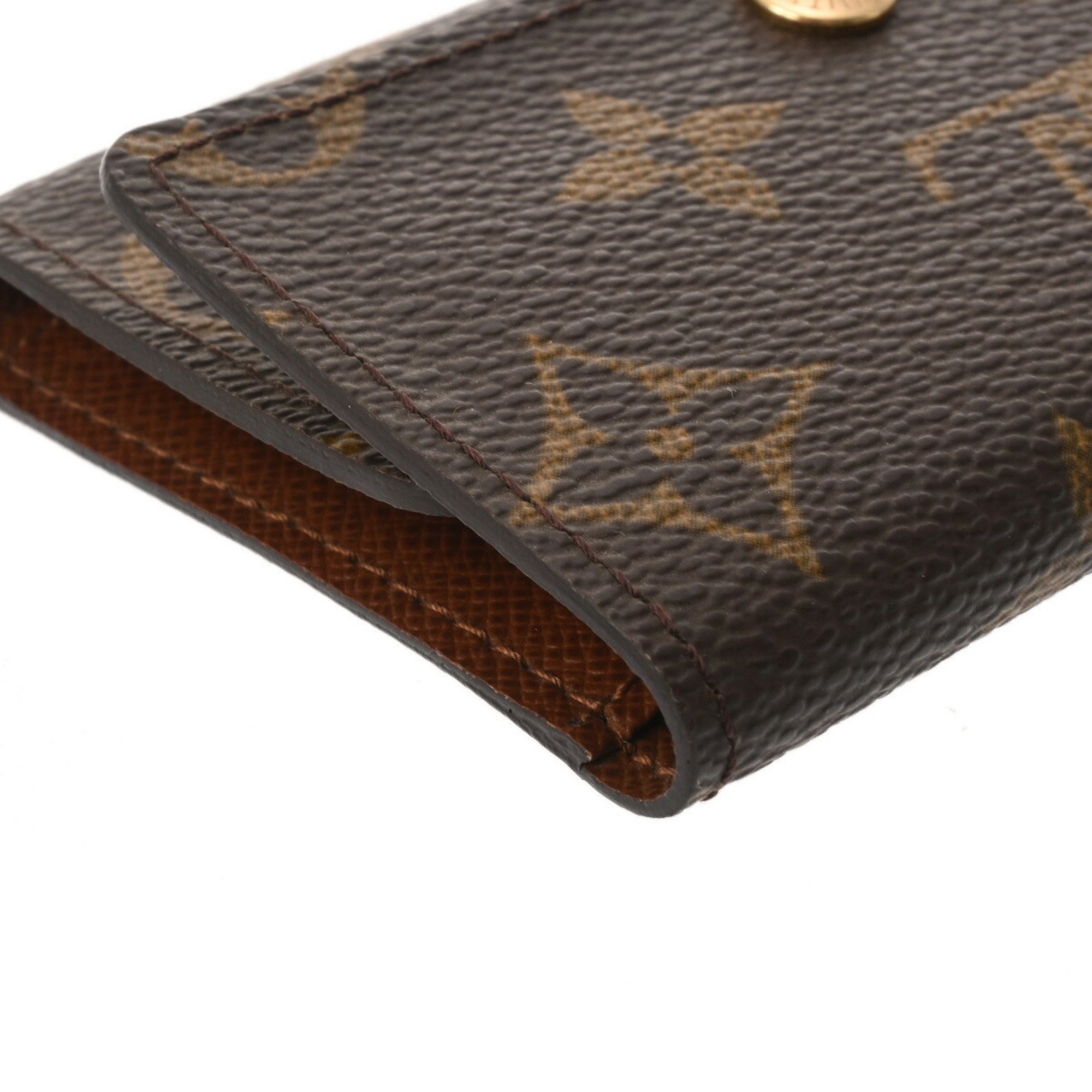 LOUIS VUITTON Louis Vuitton Monogram Multicle 6 Brown M62630 Women's Leather Key Case