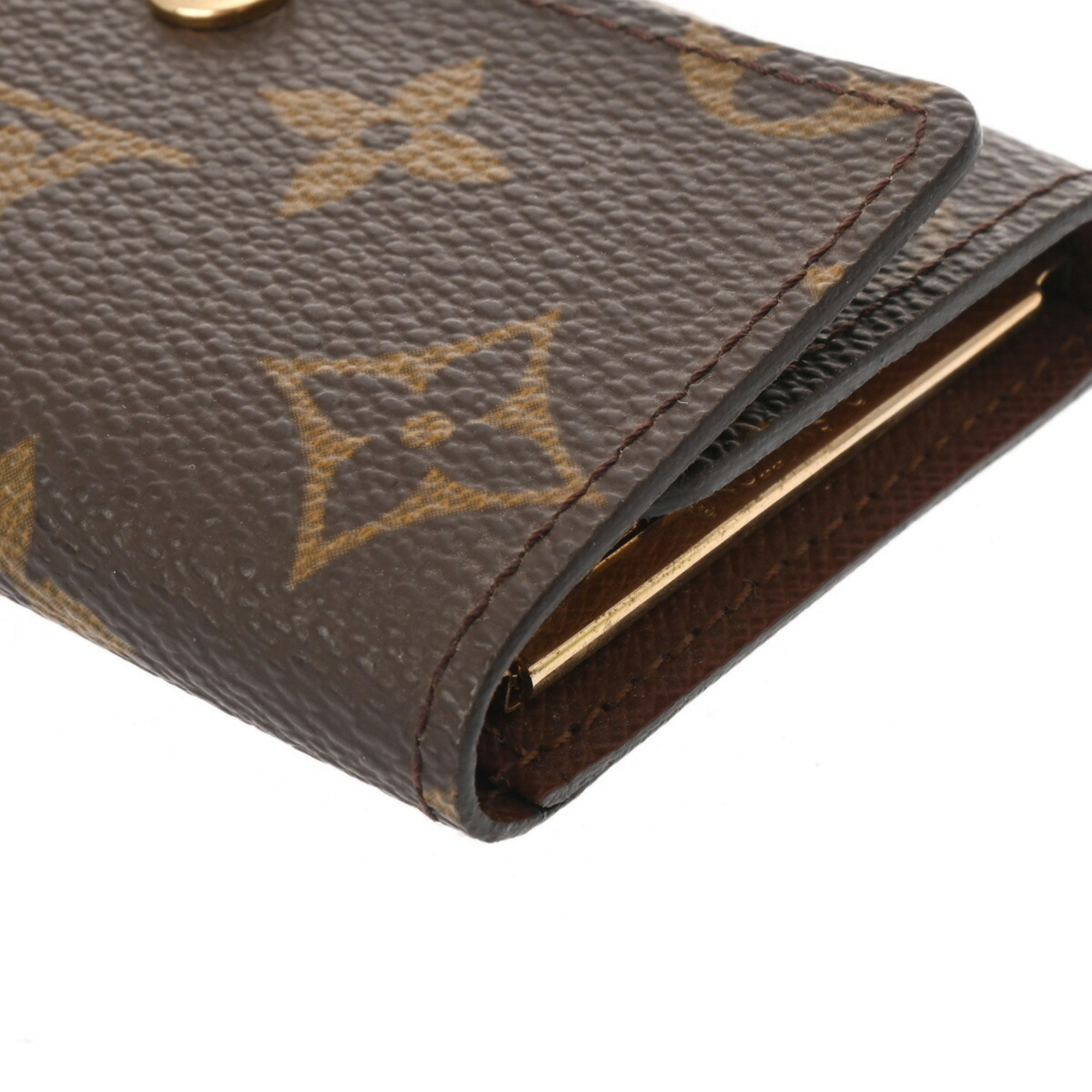 LOUIS VUITTON Louis Vuitton Monogram Multicle 6 Brown M62630 Women's Leather Key Case