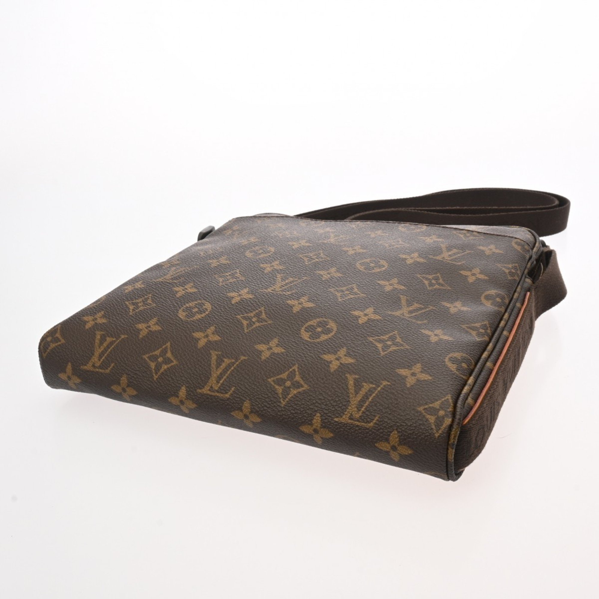 LOUIS VUITTON Louis Vuitton Monogram Trotter Boule Brown M97037 Unisex Canvas Shoulder Bag