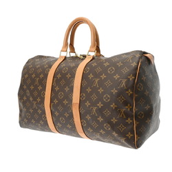 LOUIS VUITTON Louis Vuitton Monogram Keepall 45 Brown M41428 Unisex Canvas Boston Bag