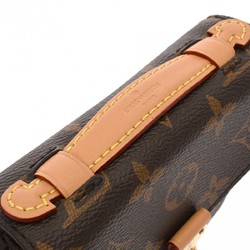 LOUIS VUITTON Louis Vuitton Monogram Micro Metis Brown M81267 Women's Leather Shoulder Bag