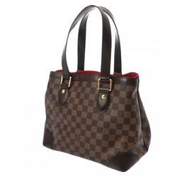 LOUIS VUITTON Damier Hampstead PM Brown N51205 Women's Canvas Handbag