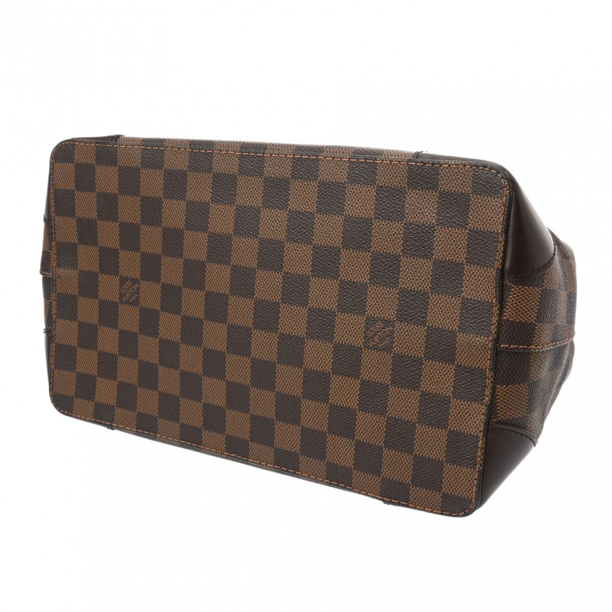 LOUIS VUITTON Damier Hampstead PM Brown N51205 Women's Canvas Handbag