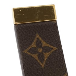 LOUIS VUITTON Louis Vuitton Monogram Santur Carre Belt Men's #85 M6800V