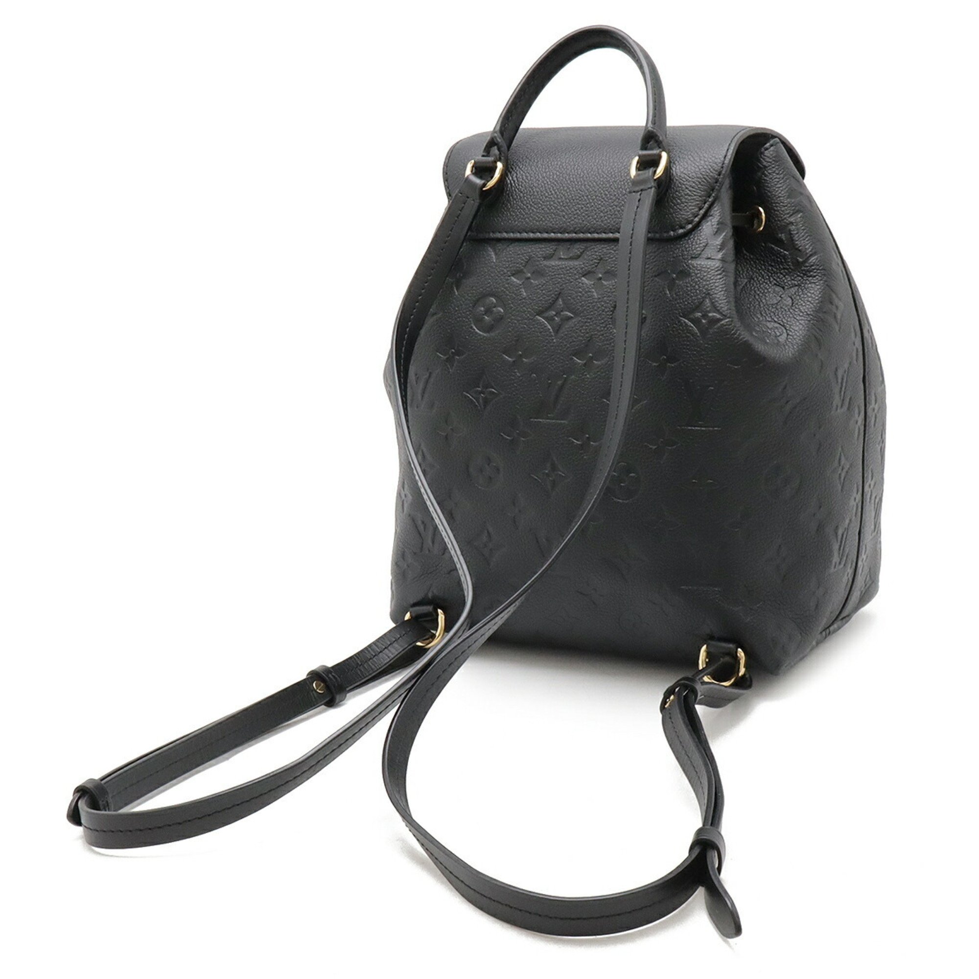 LOUIS VUITTON Louis Vuitton Monogram Empreinte Montsouris PM Backpack Rucksack Noir Black M45205