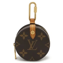 LOUIS VUITTON Louis Vuitton Monogram Round Case Coin Purse Pouch with Key Hook M68524