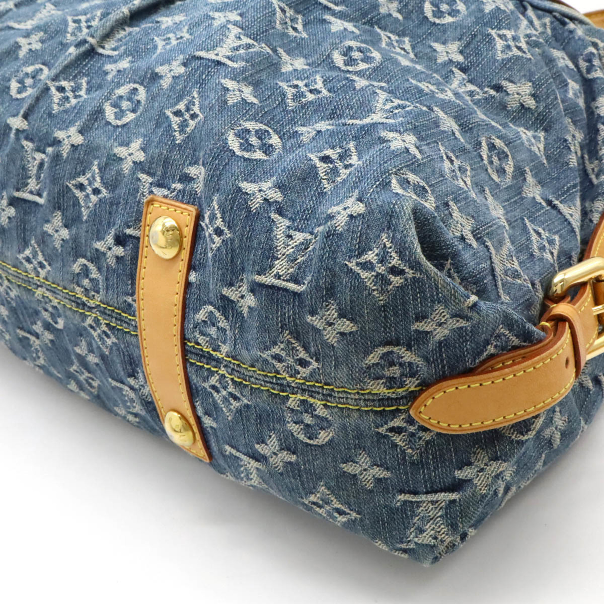 LOUIS VUITTON Louis Vuitton Monogram Denim Neo Cavi GM Tote Bag Handbag Shoulder Blue M95350